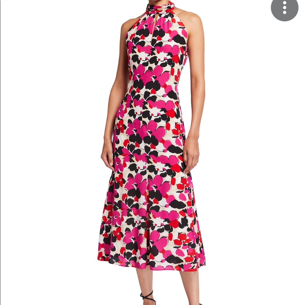 MILLY Adrian Viola Print Dress
